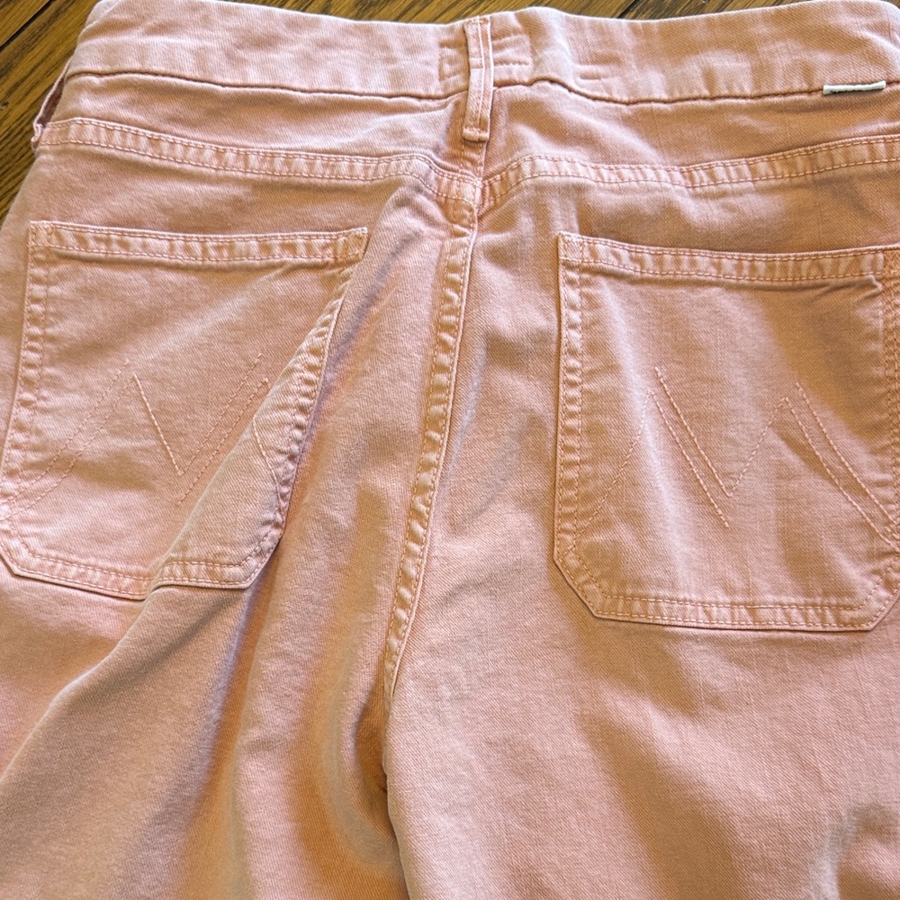 MOTHER Peach Flare Jeans - Picture 6 of 7